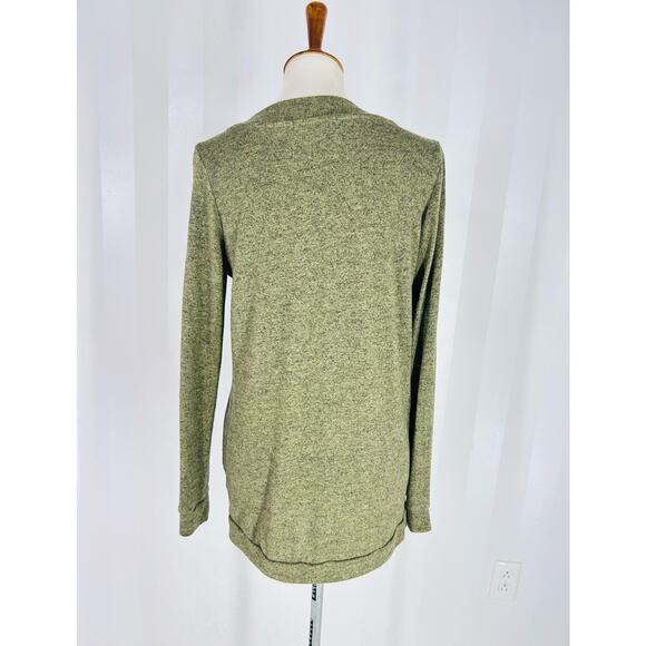 HARLOWE & GRAHAM Women’s Olive Green Lightweight Sweater Sz L - Picture 4 of 9